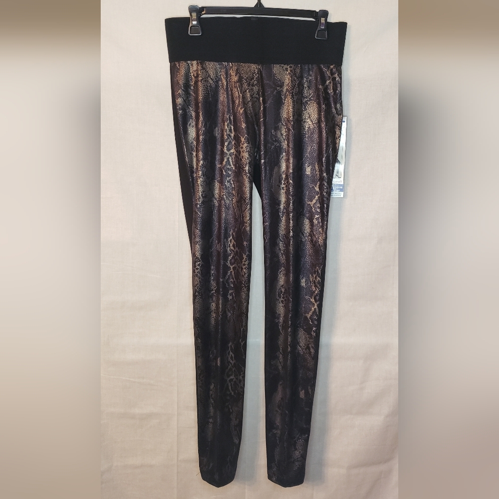 Peter Nygard Snakeskin Print Leggings